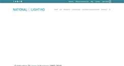 Desktop Screenshot of nationallighting.ie